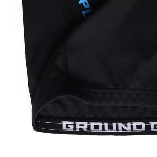 Rashguard pentru bărbați cu mâneci scurte Athletic Classic Ground Game negru