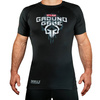Rashguard pentru bărbați cu mâneci scurte Skullz Ground Game negru