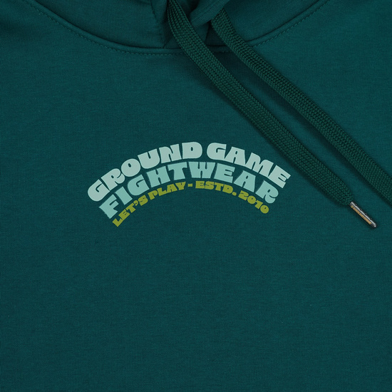 Hanorac cu glugă Round Ground Game Verde