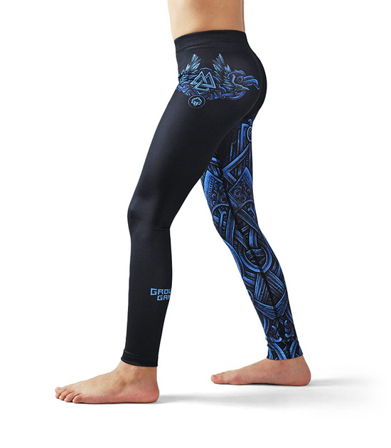 Colanți sport pentru copii Viking Kids Ground Game negru