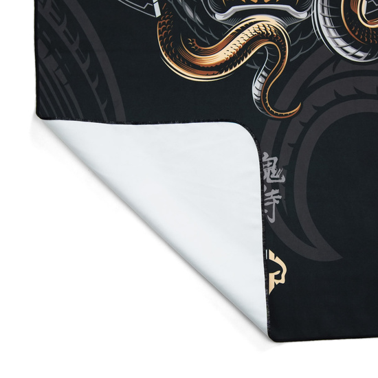 Prosop cu uscare rapidă Oni Samurai (75x150 cm) Ground Game negru