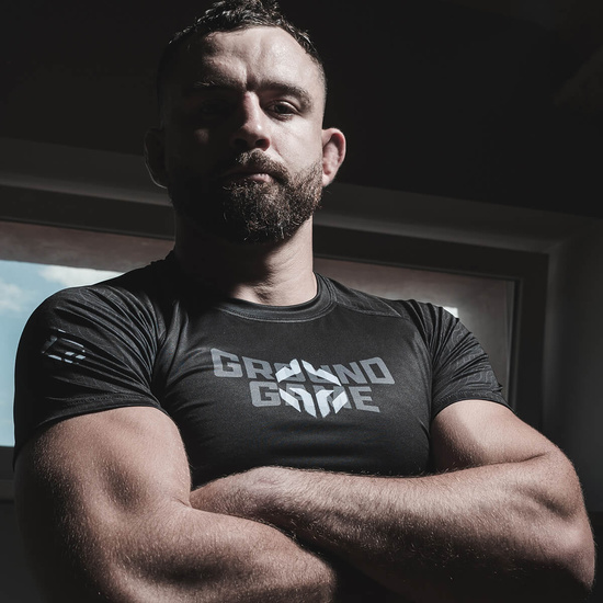 Rashguard Samurai Shadow mânecă scurtă Ground Game