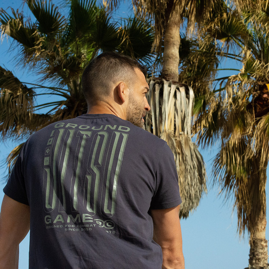 Tricou pentru bărbați Jitsu Ground Game antracit