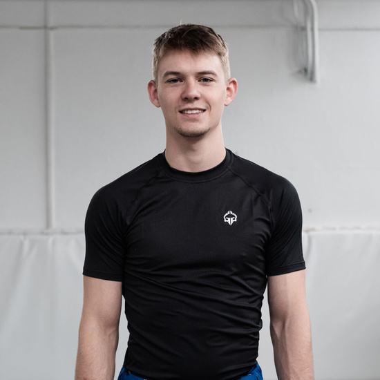 Rashguard pentru bărbați cu mâneci scurte Essential Platinum Ground Game negru