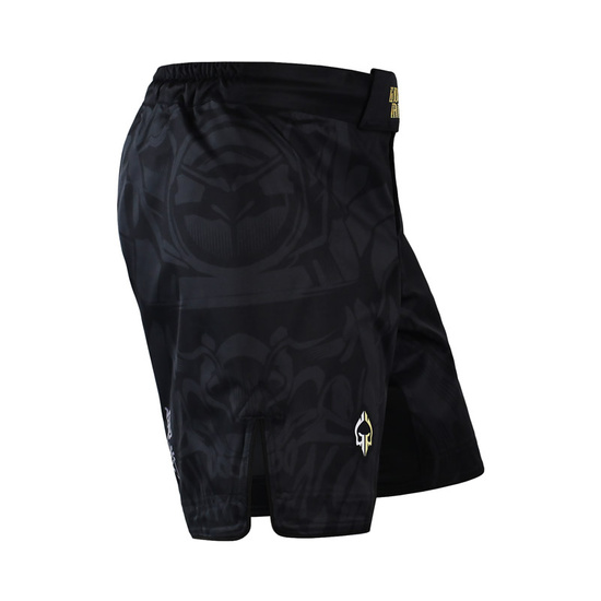 Pantaloni scurți MMA Oni Samurai pentru bărbați Ground Game negru