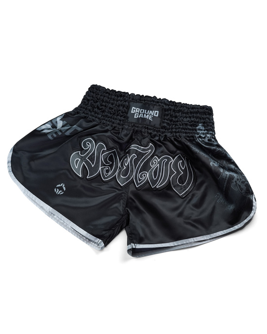 Pantalonii scurți Muay Thai Samurai Shadow Ground Game