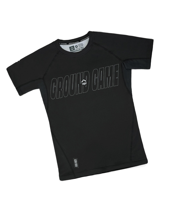 Rashguard BJJ Ranking 2.0 IBJJF Ground Game Negru