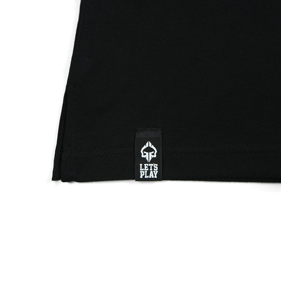 Tricou polo pentru bărbați Label Ground Game Negru