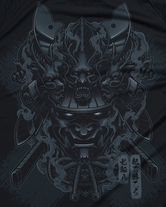 Rashguard pentru femei Samurai Shadow mânecă scurtă