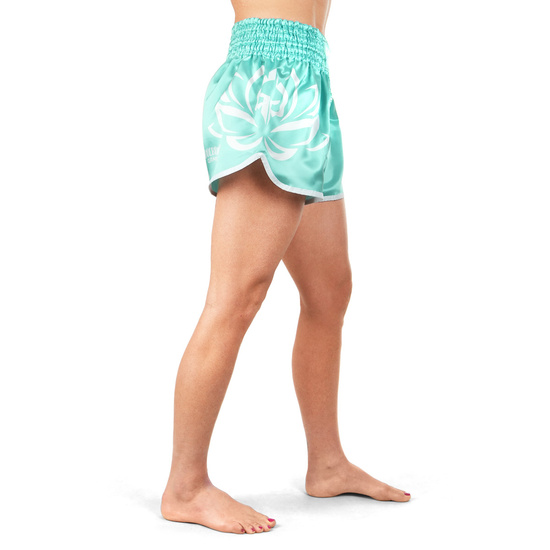 Pantalonii scurți Muay Thai pentru femei Lotus Ground Game