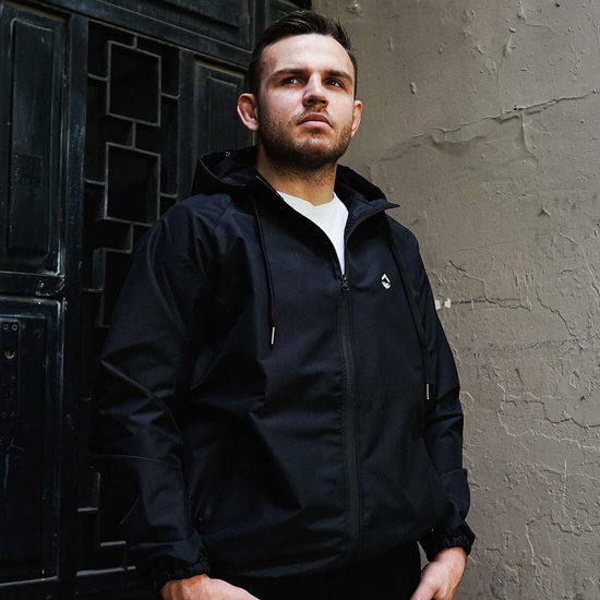 Jachetă Windbreaker Minimal 2.0 (Neagră)