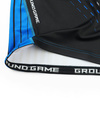 Rashguard pentru bărbați cu mâneci scurte IBJJF Ground Game albastru