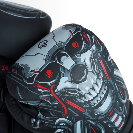 Mănuși de box din piele naturală Android Ground Game negru