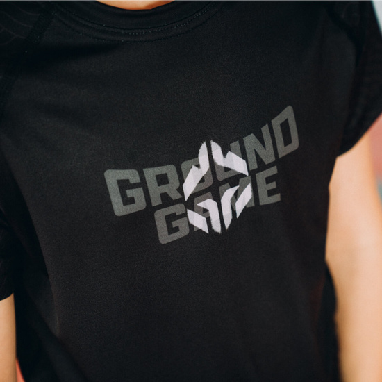 Rashguard pentru copii cu mâneci scurte Samurai Shadow Ground Game