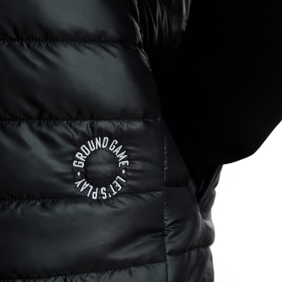 Vestă de bărbați din puf Monogram Ground Game negru