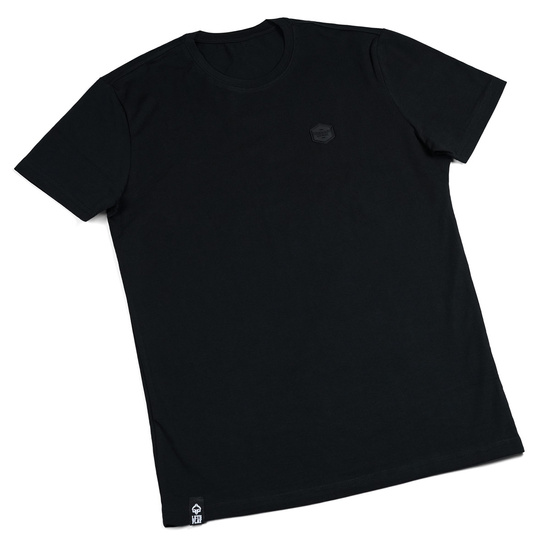 Tricou pentru bărbați Label Ground Game Negru