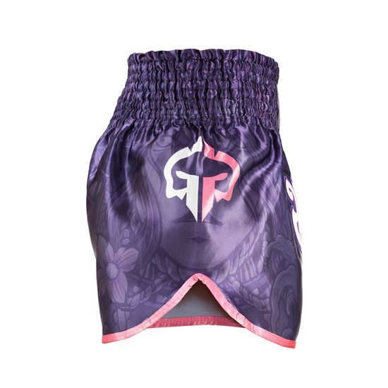 Pantalonii scurți Muay Thai pentru femei Asami Ground Game