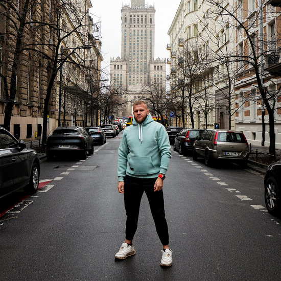 Hanorac cu glugă Minimal 2.0 Ground Game Rozmarin