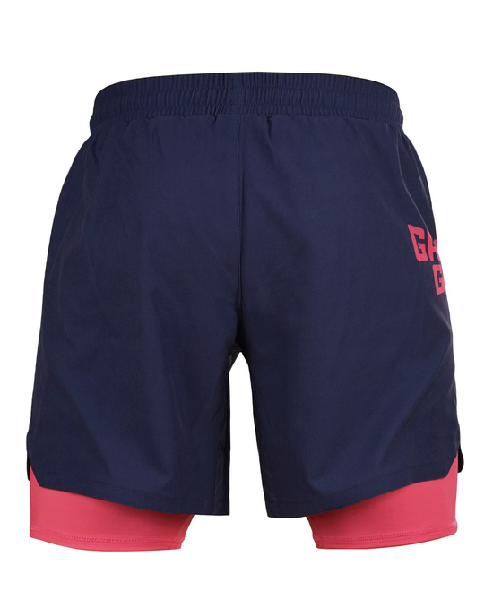 Șorturi de antrenament 2-în-1 FC Armbar (Bleumarin)