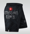 Pantaloni scurți sport pentru copii Samurai 2.0 Kids Ground Game negru