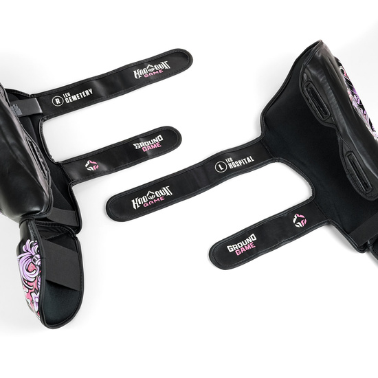 Protecție tibie pentru femei Asami Ground Game negru