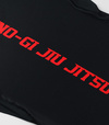 Rashguard pentru bărbați cu mâneci scurte IBJJF Ground Game negru