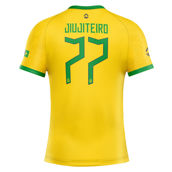 Rashguard Brazil Football mânecă scurtă Ground Game