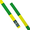 Centura de identificare pentru competițiile BJJ Ground Game verde / galben