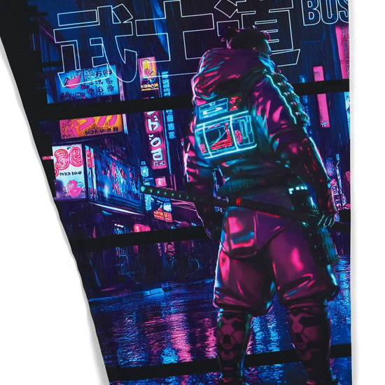 Colanți sport pentru copii Cyber Samurai Ground Game negru