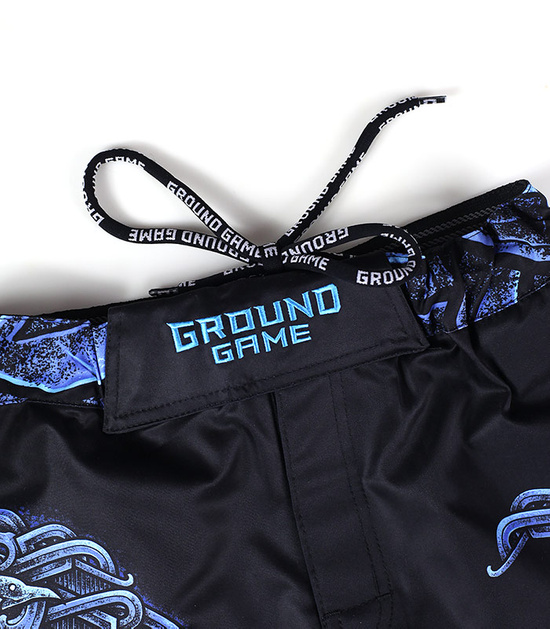 Pantaloni scurți MMA Viking pentru bărbați Ground Game negru