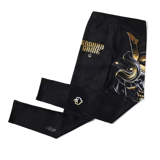 Colanți sport pentru copii Oni Samurai Ground Game negru