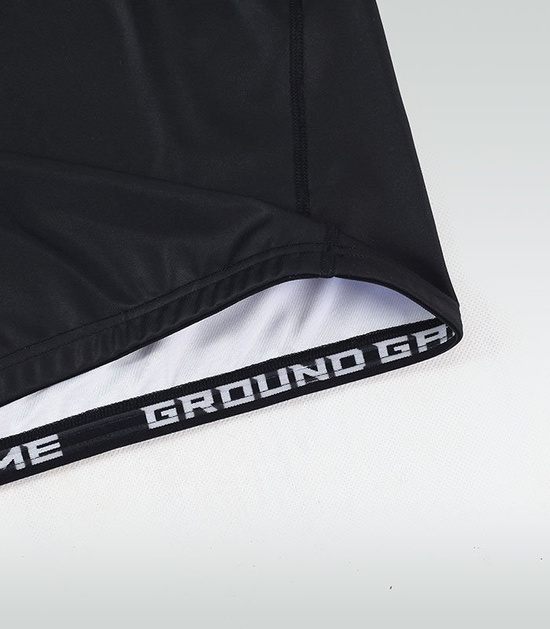 Rashguard pentru bărbați cu mâneci scurte Bushido 3.0 Ground Game negru