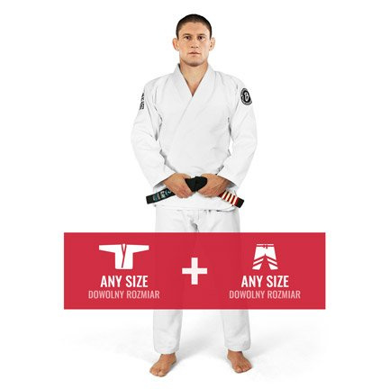 Kimono / GI BJJ Breaker Ground game alb