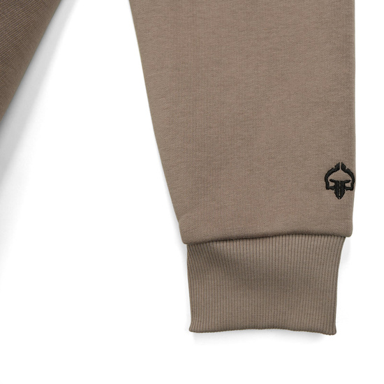 Hanorac la modă cu glugă Code Ground Game bej închis