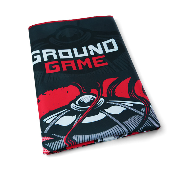 Prosop cu uscare rapidă Samurai 2.0(75x150 cm) Ground Game negru / roșu