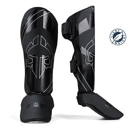 Protecție tibie Logo 3.0 Light Ground Game negru