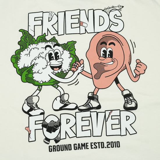 Tricou Friends Forever Oversize (Bej)