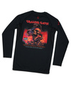 Rashguard pentru bărbați cu mâneci longi Inferno Ground Game negru