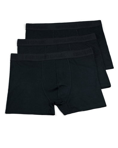 Boxeri bărbătești din bambus Shadow (Negri) set de 3