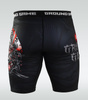 Pantaloni scurți de compresie Vale Tudo Oni Samurai 2.0 Ground Game negru
