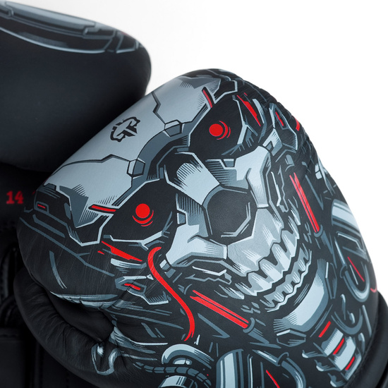 Mănuși de box din piele naturală Android Ground Game negru