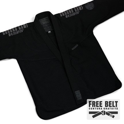 Kimono / GI BJJ Champion 3.0 Shadow negru  + centura GRATUITĂ