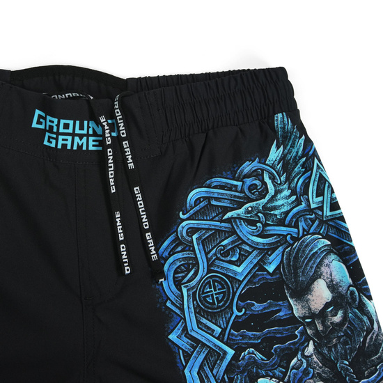 Pantaloni scurți MMA ușori Viking pentru bărbați negru