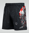 Pantaloni scurți sport pentru copii Samurai 2.0 Kids Ground Game negru
