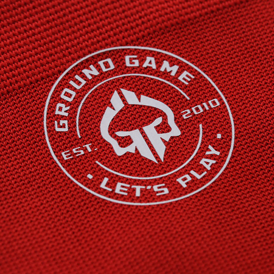 Suport pentru gleznă Classic Ground Game roșu