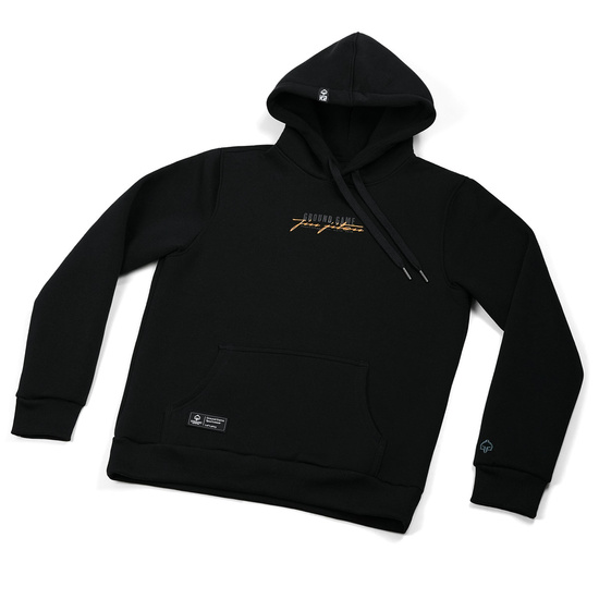 Hanorac la modă cu glugă Glitz Ground Game Negru