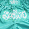 Pantalonii scurți Muay Thai pentru femei Lotus Ground Game