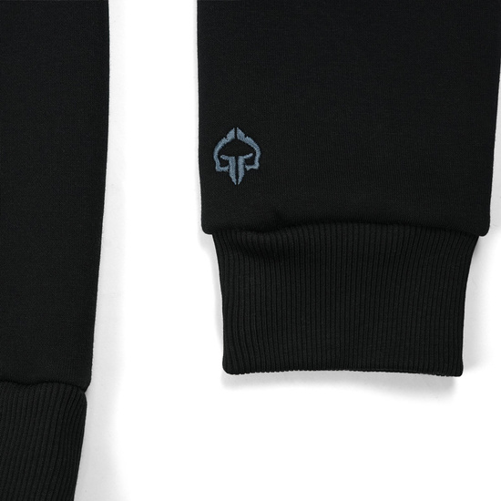 Hanorac la modă cu glugă Glitz Ground Game Negru