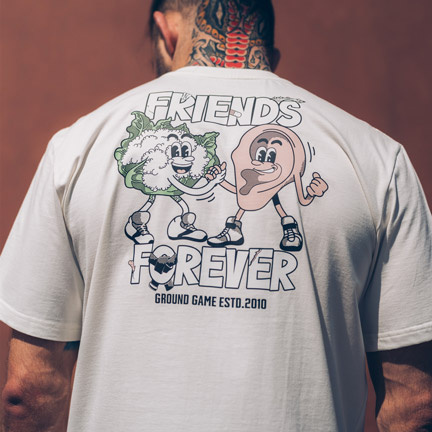 Tricou Friends Forever Oversize (Bej)