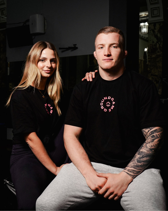 Tricou pentru bărbați Round 1 Oversize Ground Game negru